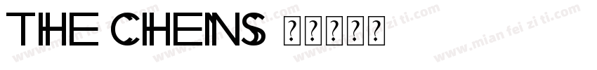 The Chens字体转换